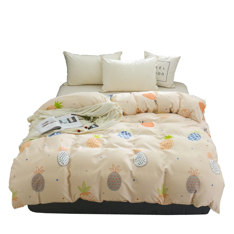 Color5 Пододеяльник queen/King size, пододеяльник из хлопка с алоэ, пододеяльник с застежкой-молнией, современный светильник зеленого цвета - Цвет: Color5
