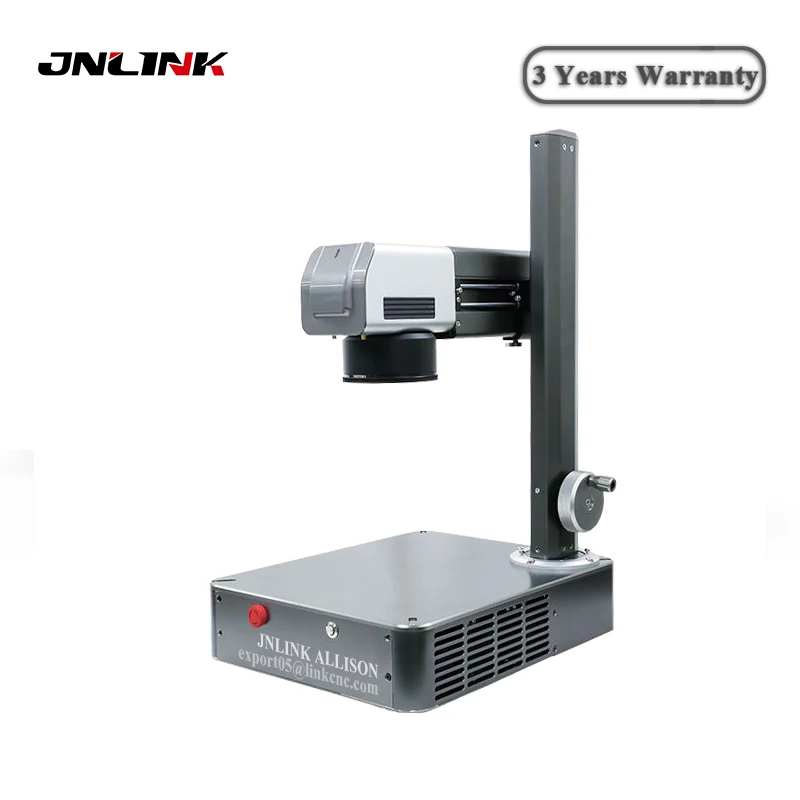 JNLINK LXF-20W высокоскоростная оптическая 20 Вт волоконная лазерная маркировочная машина для углеродистой нержавеющей стали пластикового листа Знак логотипа код письмо