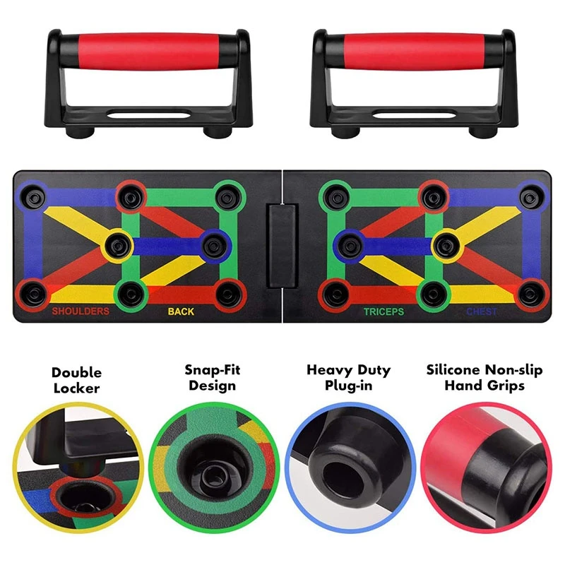 Доска пуш ап портативная доска для мужчин женщин бодибилдинг фитнес тренировка