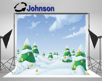 

Discount Baby Cartoon Winter Ice Cream Candy Snow photography backgrounds High quality Computer print party photo backdrop