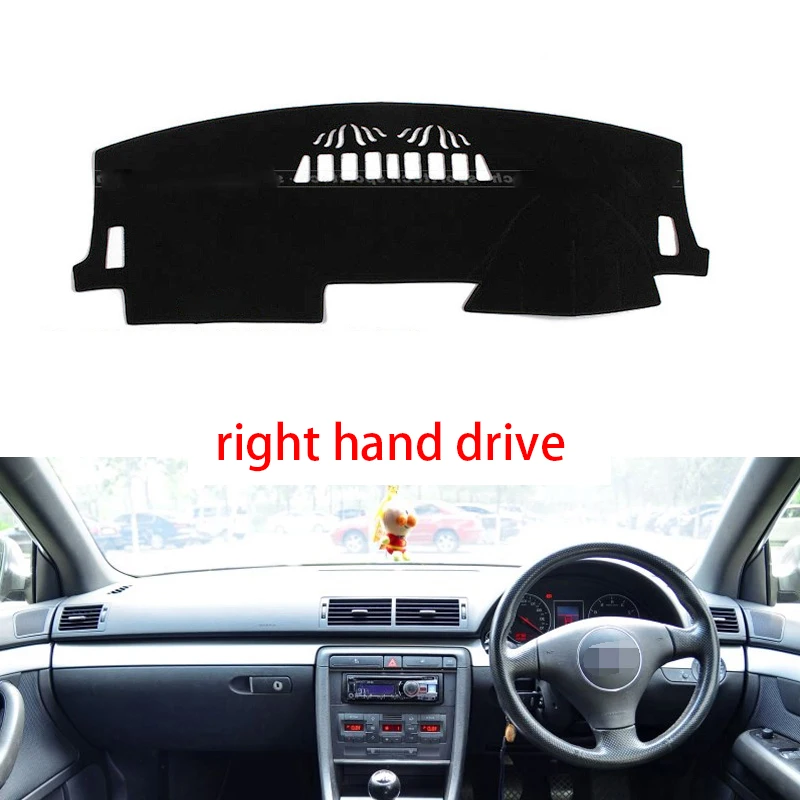 Right Hand Drive Для AUDI A4 2003 2004 2005 2006-2008 правосторонний и левый ручной привод приборной панели автомобиля чехлы коврик тени подушка коврик ковры аксессуары - Color Name: Right Hand Drive