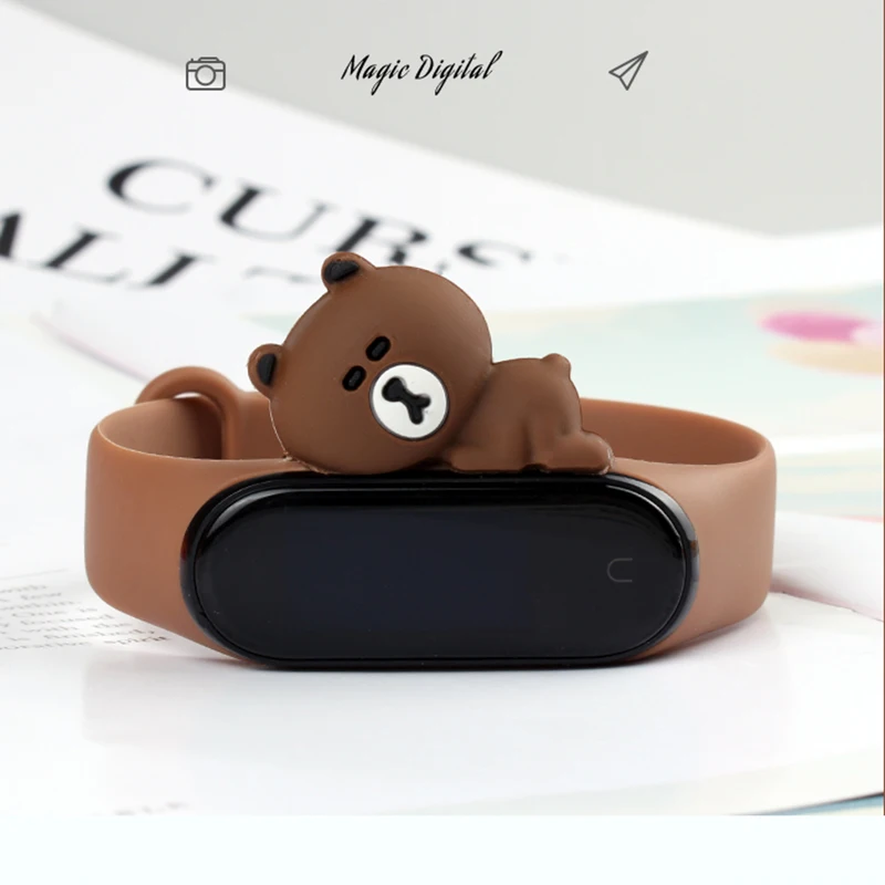 BOORUI милый mi band 4 ремешок сменный силиконовый mi 4 band ремни игрушка my band 3 ремешок для xiaomi mi band 2/3/4 аксессуары для браслетов