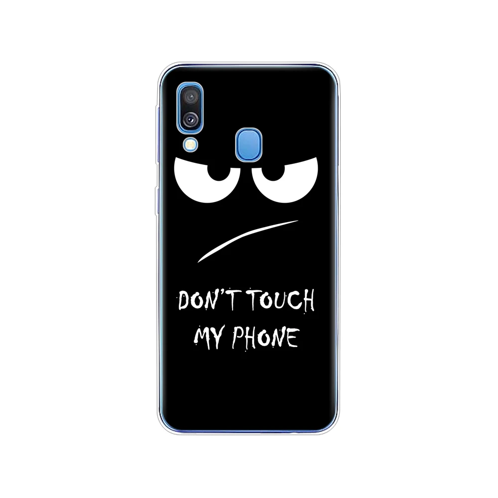 34713 Чехол для samsung A40, мягкий силиконовый чехол для телефона samsung Galaxy A40 Galaxy YA40 A 40 bumper A405 SM-A405F черный - Цвет: 34713