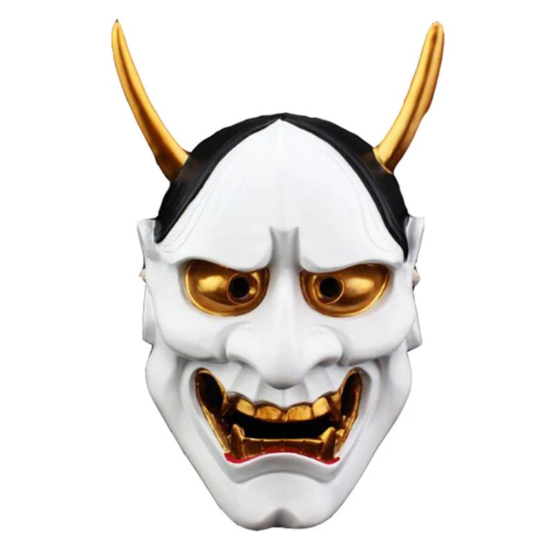 Японская Маска для вечеринки Prajna Хэллоуин косплей Hannya Noh Kabuki Devil Demon Oni Samurai|Маски