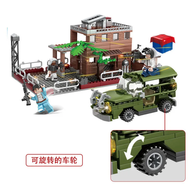 

Le 78001 Jedi Survival Stimulate Chicken Battlefield Snowfield Scene Building Blocks Children Educational Force Assembled Toys