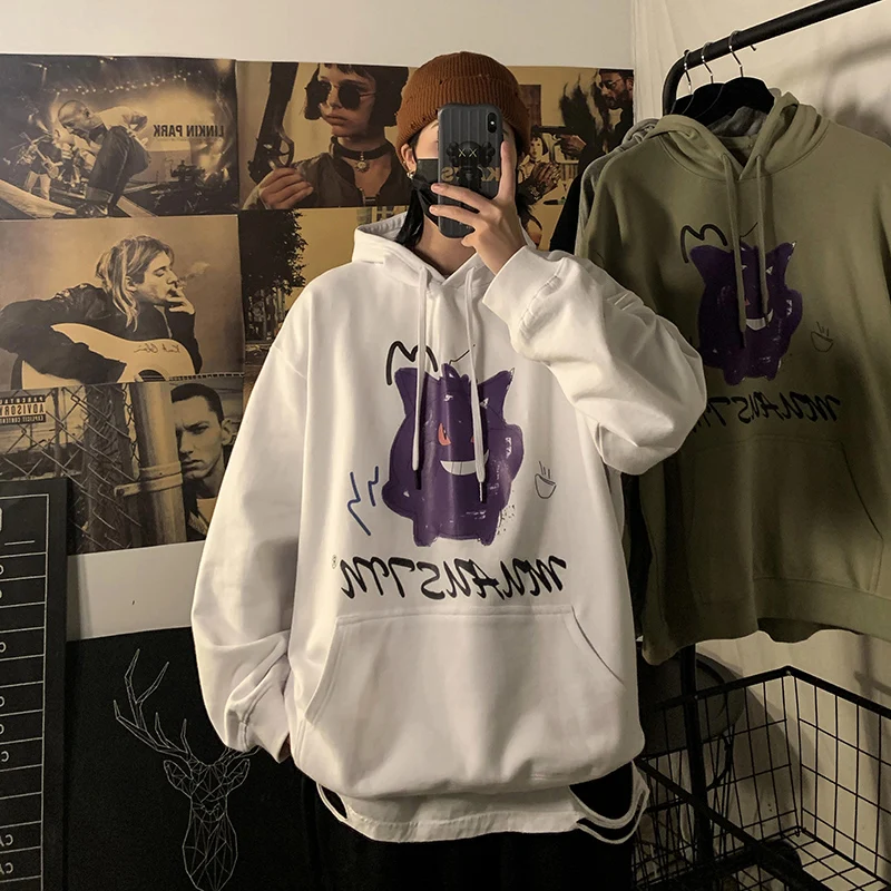 Men's Oversized Hoodie Anime 5XL Harajuku Oversize For Men Black Man Hoody Xxxtentacion Sweatshirt Hooded | Мужская одежда