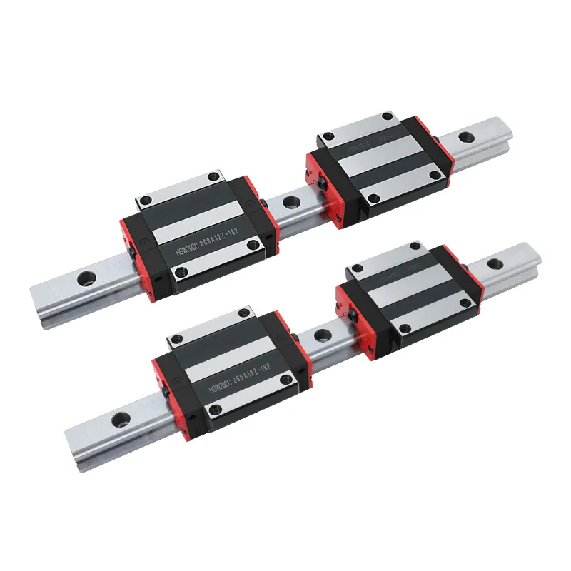 HGR20-1000mm Linear Guideway Rail 4x HGH20CA Square type carriage bearing block 