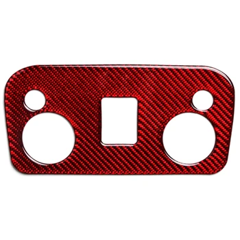 

Carbon Fiber Roof Reading Lamp Light Cover Trim for Ford Mustang 2015-2019