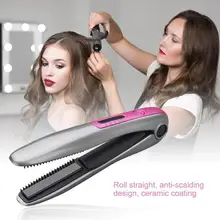 Утюжок для завивки волос 3 секции температура влажные сухие волосы инструмент для укладки usb зарядка приборы для личного ухода