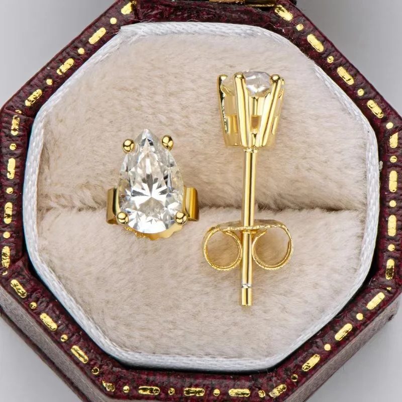 

Серьги женские из серебра 0,5 пробы с подвеской в виде груши