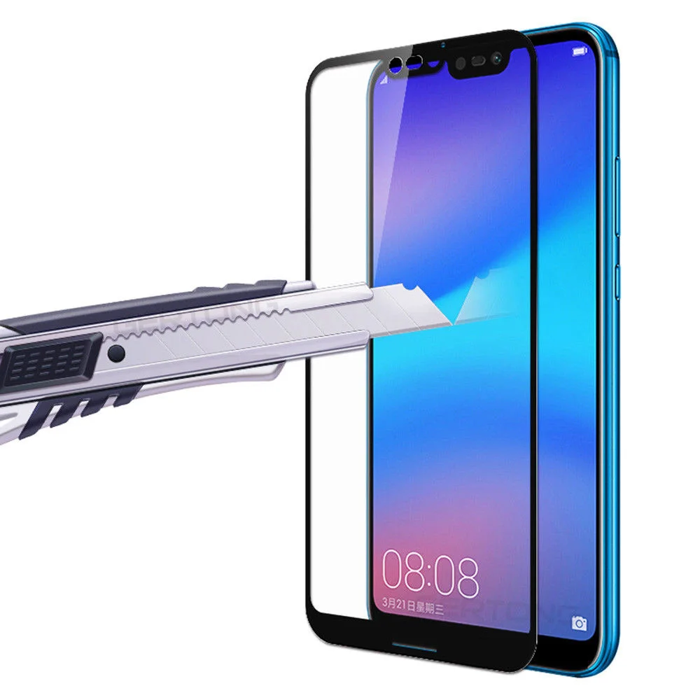 Полностью клеящееся закаленное стекло для HONOR View 10 20 8A 8C 8X 8S 9X Pro Lite противоударное
