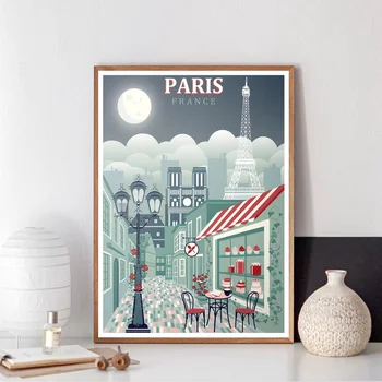 

Paris France CITY ART Canvas poster No Frame