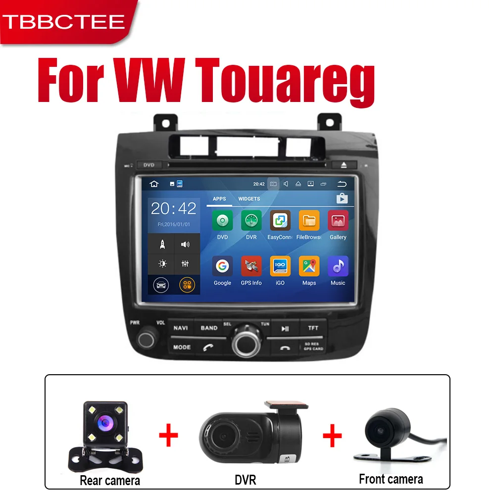 Extre Items TBBCTEE автомобильный dvd-плеер gps навигация для Volkswagen Touareg 2010~ автомобильное мультимедиа андроид экран системы радио стерео - Цвет: Extre Items