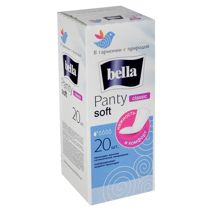 Ежедневные прокладки Bella Panty Soft Classic 20 шт 3746255 | Красота и здоровье