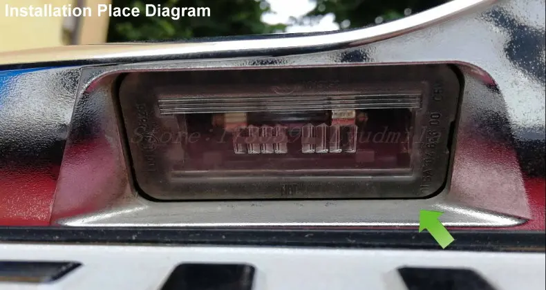 Für Citroen Berlingo Transporter 2008-2019 Rückfahrkamera für Heckansicht – Detail 4