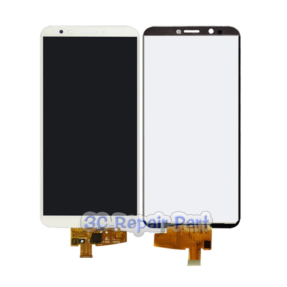 Для huawei Y7 Y7 Prime ЖК-дисплей сенсорный экран для huawei Y7 Pro ЖК с рамкой LDN L22 LX2 L21 L23 LX1 L29 - Цвет: White No Frame