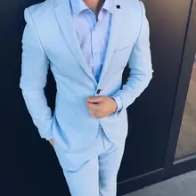 Жених смокинг с лацканами с острыми углами мужской свадебный смокинг модный мужской жакет Блейзер Мужской Выпускной ужин/Дарти костюм(пиджак+ брюки+ галстук