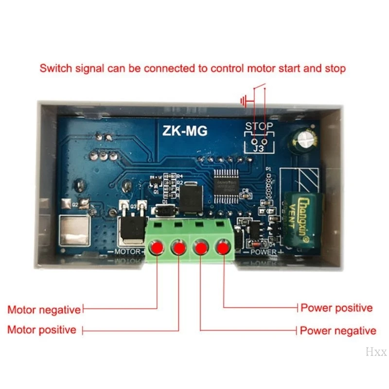 DC 5-30V Контроллер Двигателя ШИМ Регулируемая скорость кодировщик Duty частота 5A Max 15A