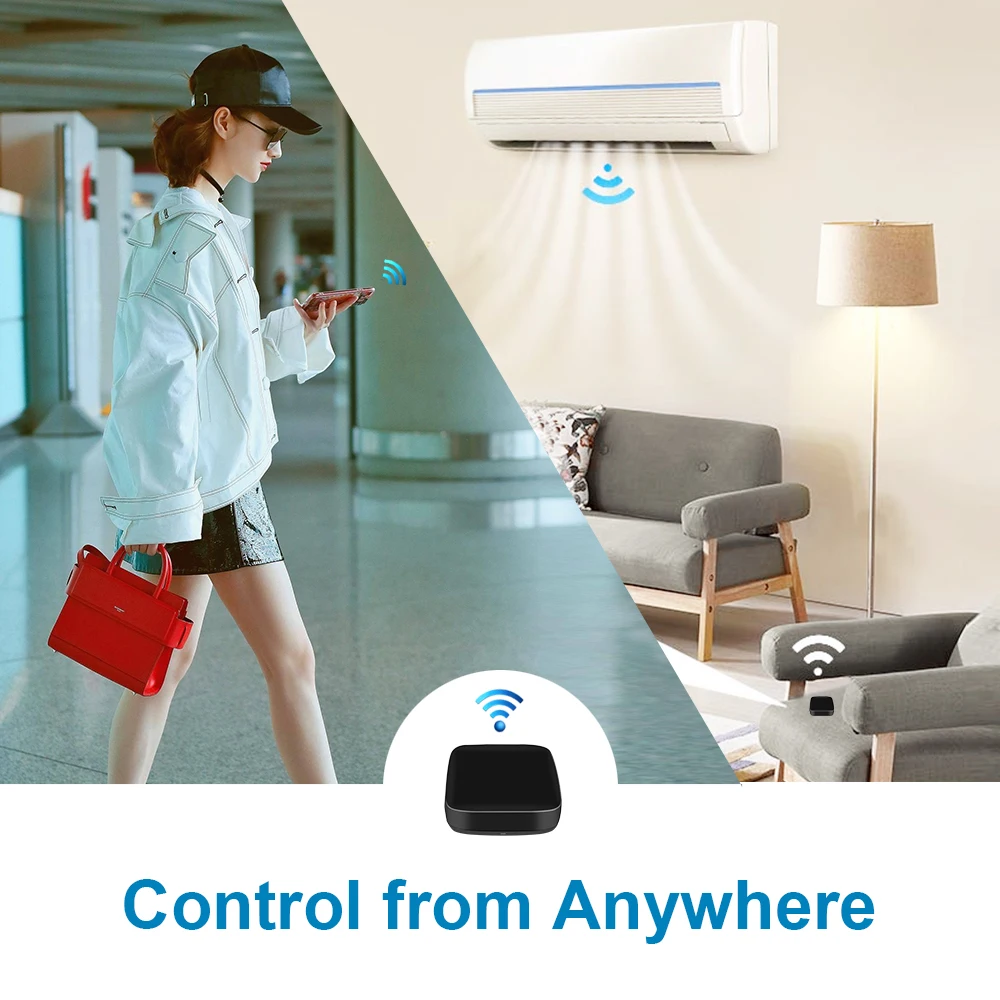 Zemismart para ar Compatível com Alexa e Google Controlador Universal Infravermelho Condicionado Ventilador tv Home - Image 6