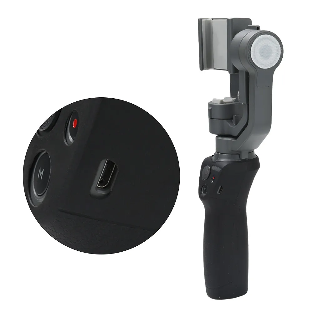 Для DJI OSMO Mobile 2 противоскользящая фрикционная ручка чехол силиконовый увеличивающий пот аксессуары 1203#2