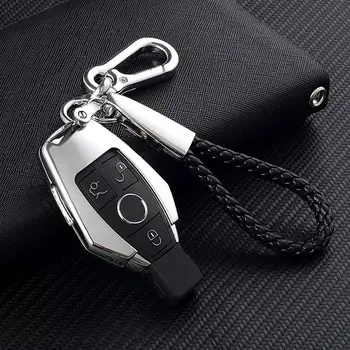 

Remote Smart Car key Case Cover Zinc Alloy key Set For Mercedes for Benz W203 W204 W212 C180 GLK300 CLS CLK CLA SLK C S E Class