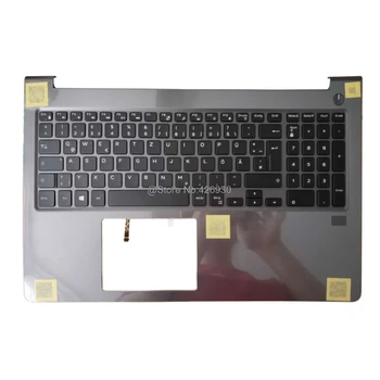 

Laptop Palmrest GR Keyboard For DELL For Vostro 15 5568 V5568 P62F 0HJP49 HJP49 0G8RKY G8RKY with Backlit Germany keyboard new
