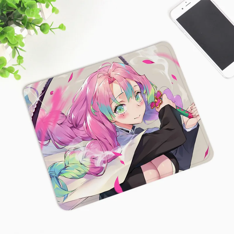 Демон убийца Kimetsu без Yaiba Мышь pad Kanroji Mitsuri Косплей Мышь pad