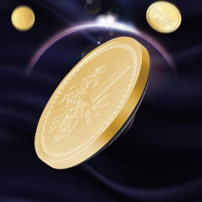Беспроводной Bluetooth динамик в форме монет Портативный Встроенный микрофон USB для дома