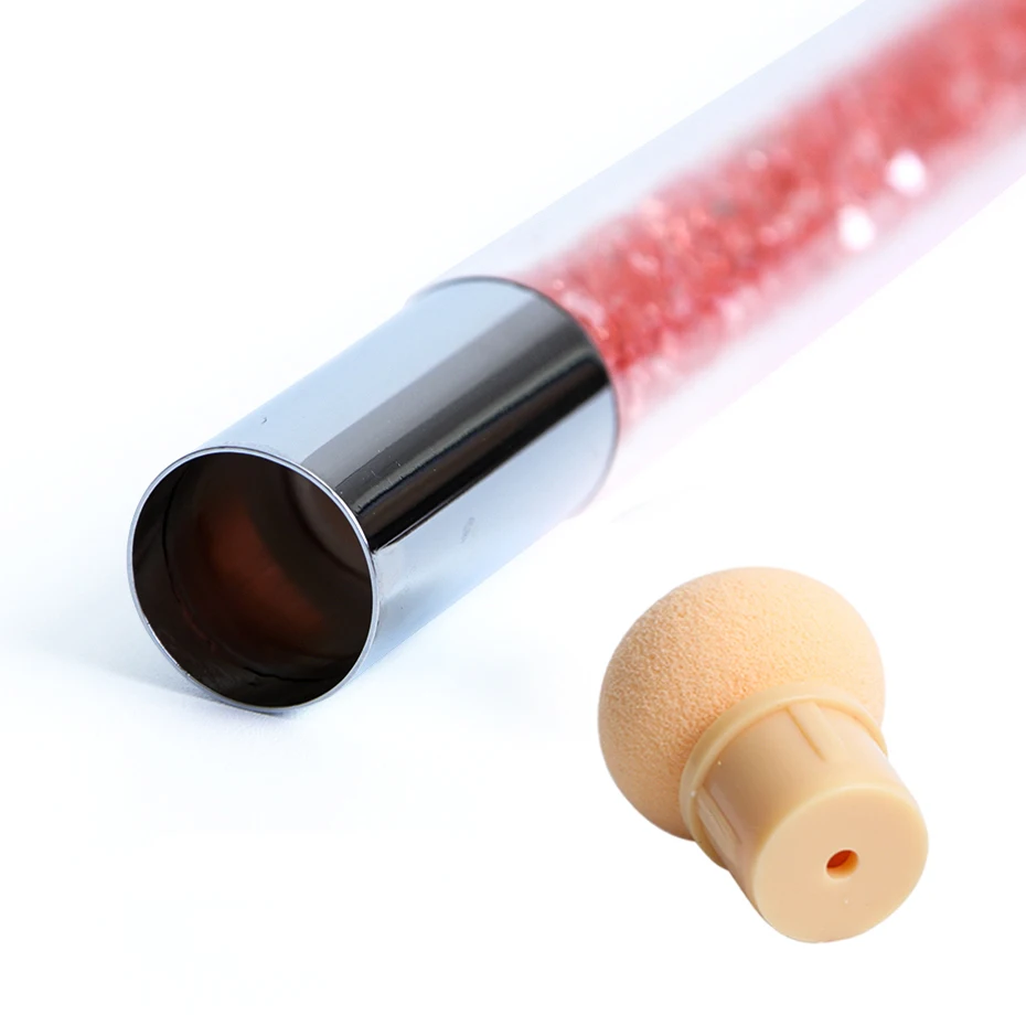 1pc Double Head Nail Brush Gradient Brushes For Nail Art Manicure Tools Sponge Head Bloom Acrylic Gel Nail Polishing Pen LA944-1