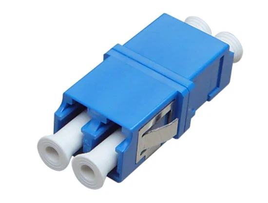 

Free Shipping 100pcs/lot LC-LC DX SM Fiber Adapter Connector Duplex LC UPC Flange Connector