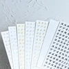 1pcs Roman Letter Nail Stickers Golden Silver Black Alphabet Design Self Adhesive Decal English Words Manicure Decoration 1