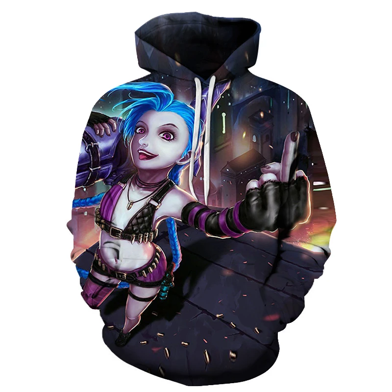 League of legends jinx hoodie Clearance