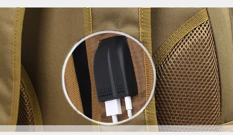 Военная Униформа USB Сумка армия десантный тактический для мужчин Спорт на открытом воздухе Кемпинг камуфляж рюкзак Оксфорд велоспорт