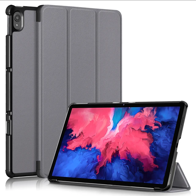 Cover For Lenovo Tab P11 Pro Case TB-J706F &  Lenovo Tab P11 Case TB-J606F  Magnetic Smart Tablet Cover for Lenovo tab P11 Plus Gray