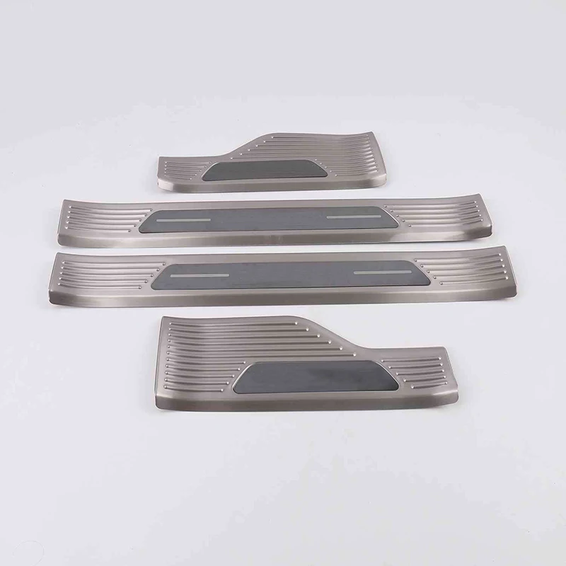 

Lsrtw2017 for Volkswagen Touareg Car Door Sill Threshold Trims Anti-scratch Protector Interior Accessories 2011-2017 2016 2015