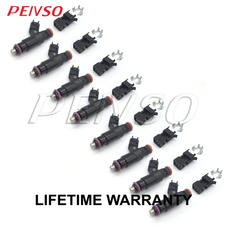 EV14 80lb 850cc топливный инжектор для Toyota GM Honda Audi Volkswagen Mazda Ford Dodge - Цвет: One set of 8pcs