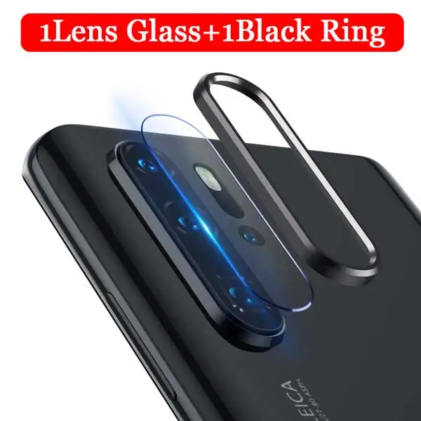 Black Защитная пленка для объектива камеры для huawei P20 P30 pro, металлическое защитное кольцо из закаленного стекла для huawei P30 pro P30 glass - Color: Black