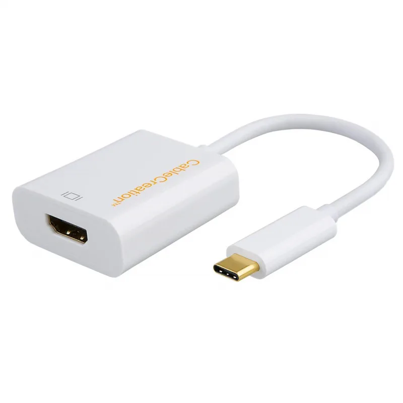USB C к HDMI 4K адаптер, кабель usb type C к HDMI Thunderbolt 3 совместим, совместим с MacBook Pro //