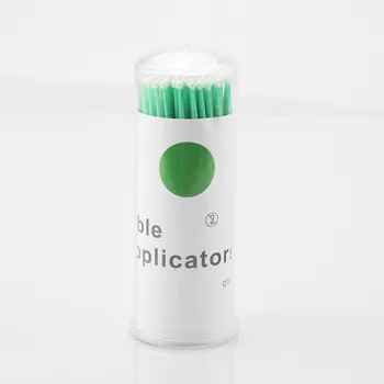 

100Pcs/lot Durable Micro Disposable micro brush Individual Lash Removing Tools Swab Micro brushes Eyelash Extension Tools
