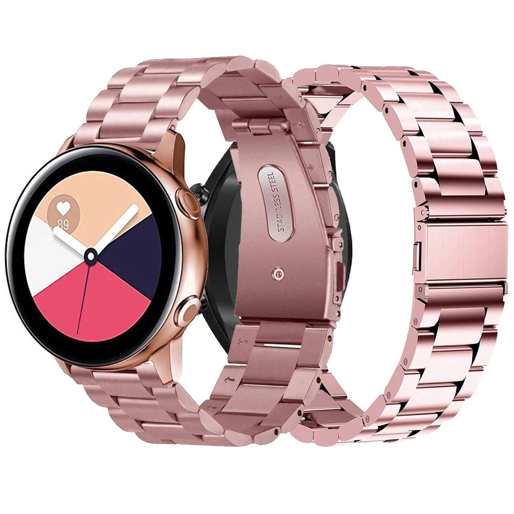 

Replacement metal Band strap For Garmin vivoactive 3 Forerunner 245 645 Watchband Strap For Vivomove HR Music Wristband