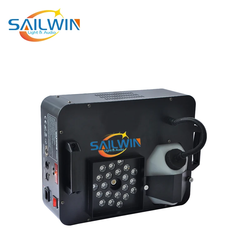Сцсветильник SALWIN 21*3W RGB светодиодная противотуманная машина дневной дымовой