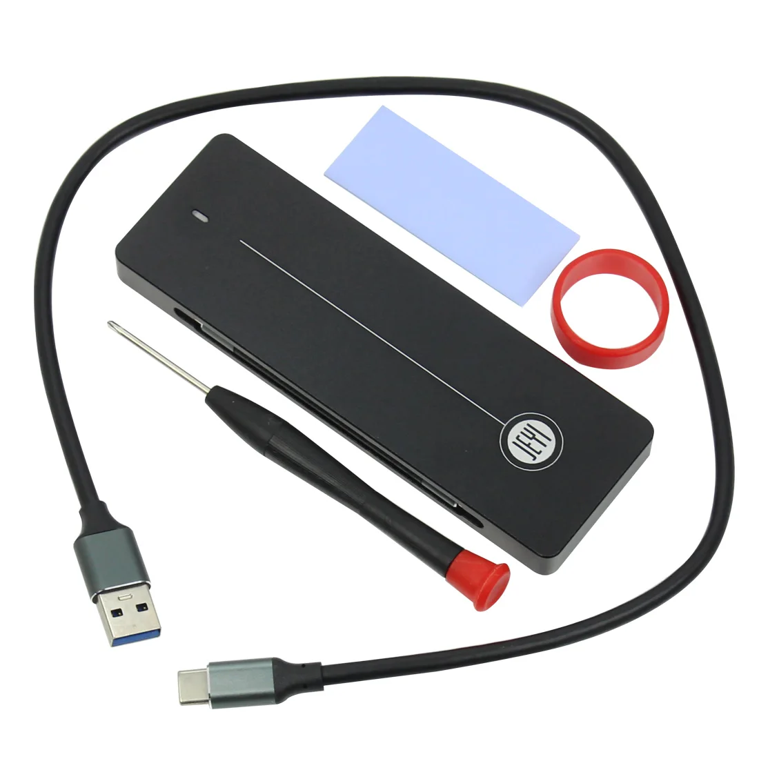 JEYI BIGMACi9 корпус для жесткого диска мобильная коробка чехол на HDD NVME алюминиевый