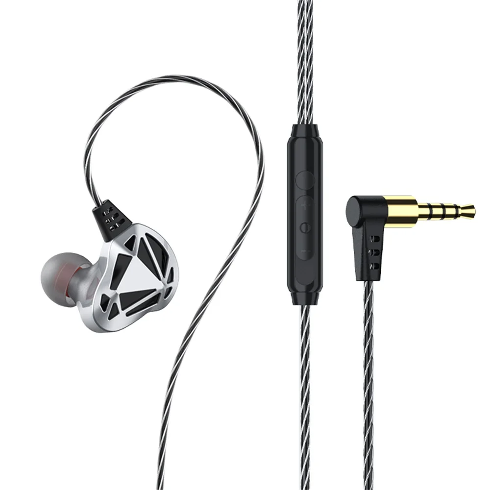 

Wired headset in-ear portable high-fidelity bass stereo universal headset for smartphone Samsung Huawei Xiaomi