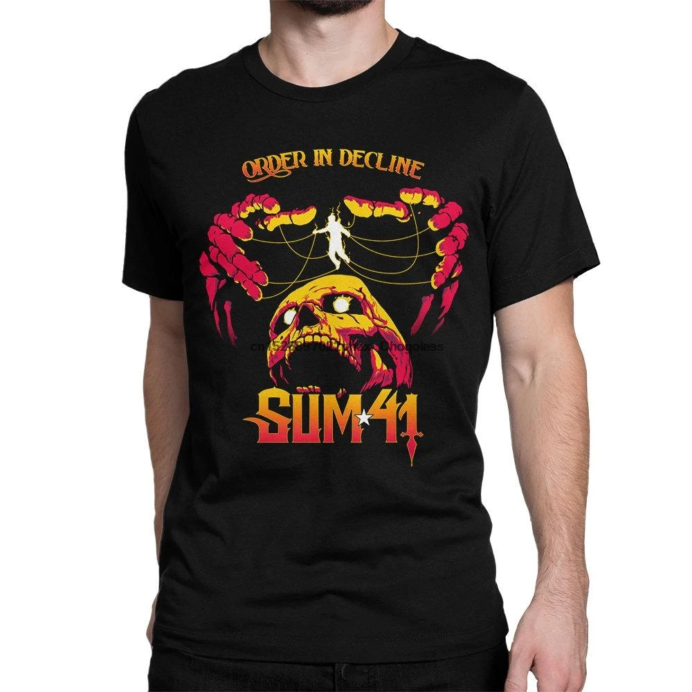 Sum 41 Order In Decline T Shirt Men's And Women's All Sizes