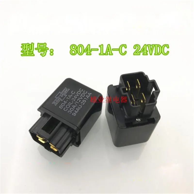Авто 24В РЕЛЕ 804-1A-C 8041AC 804 1A C 24VDC 30A 4PIN