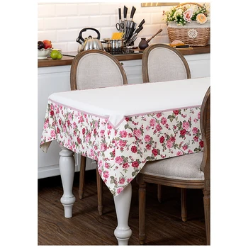 

Tablecloth 140X180 cm Rose 100% Cotton, Champagne