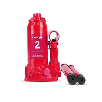 

Car Jack hydraulic бутылочный Carfort, 2000кг, 158-308mm