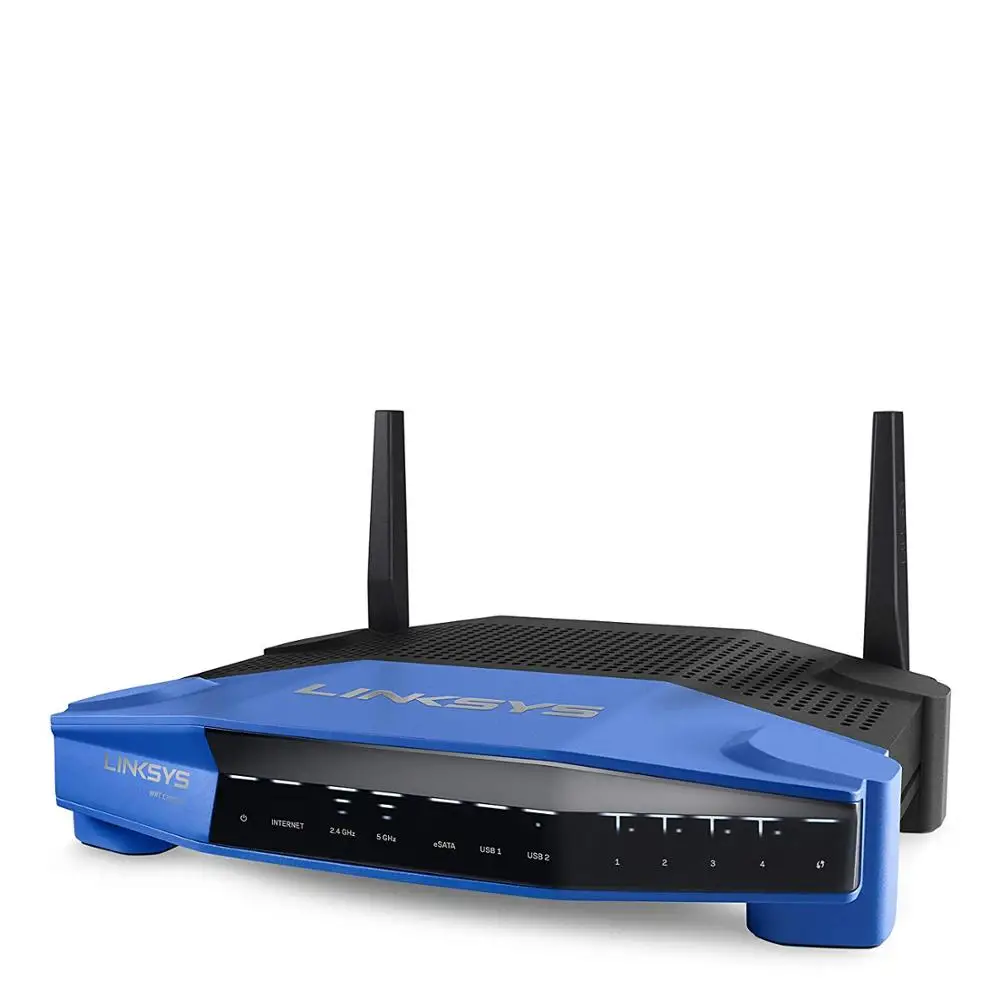 Linksys WRT1200AC WRT AC1200 двухдиапазонный и Wi-Fi беспроводной маршрутизатор с гигабитным и USB 3,0 портами и eSATA