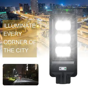 

Solar Powered Outdoor Street Wall Lights LED Motion Sensor Security Lamp
