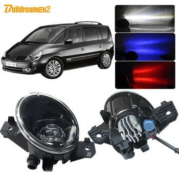

Buildreamen2 For Renault Espace 4/IV (JK0/1_) MPV 2003-2012 Car H11 LED Bulb Lens Fog Light Devil Eye DRL Function 4000LM 12V
